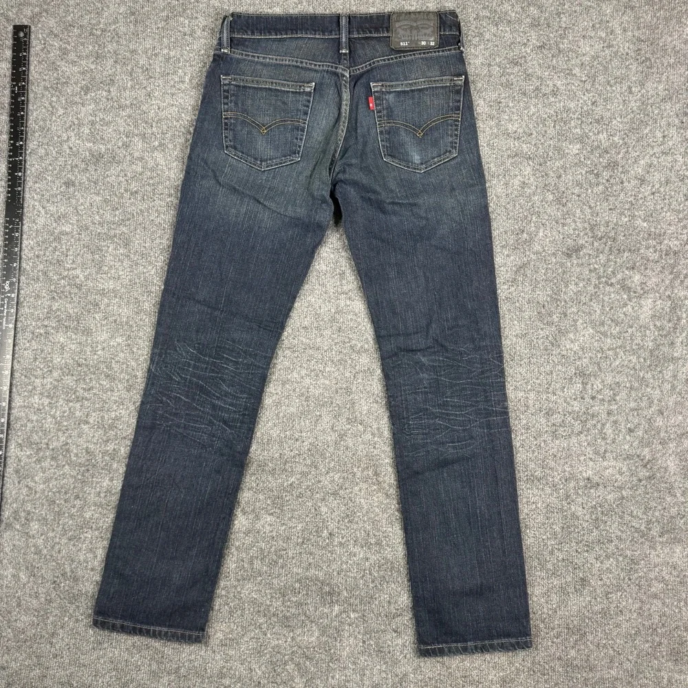 Levi's Jeans Mens Size 30x32 511 Slim Fit Dark Wash Stretch Denim Casual Pants